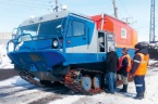 Гусеничный вездеход ТМ-140  Курганмашзавода – за полярным кругом